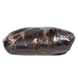 Assorted Brown Leather Scrap, 5 lbs